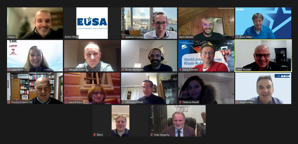 EUSA Executive Committee online meeting